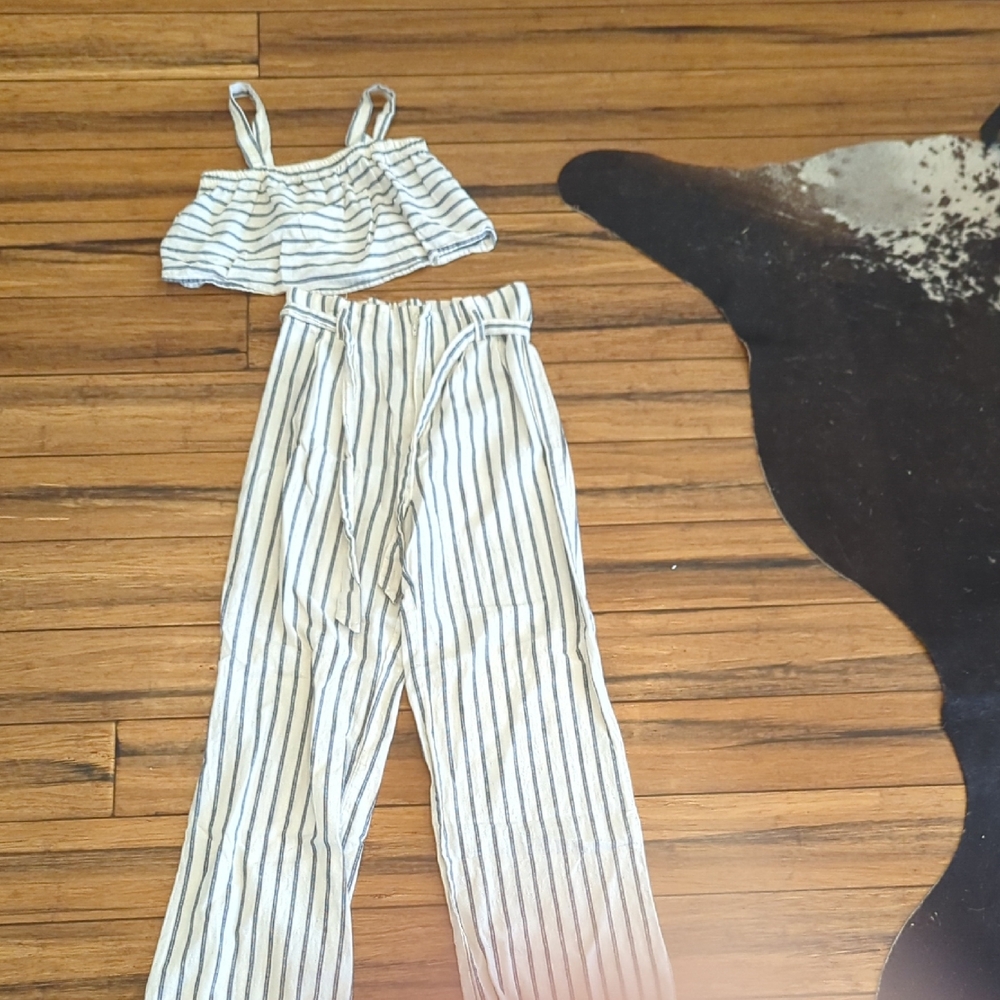 Ten Sixty Sherman Navy and White Striped Set